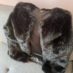 Faux fur vest